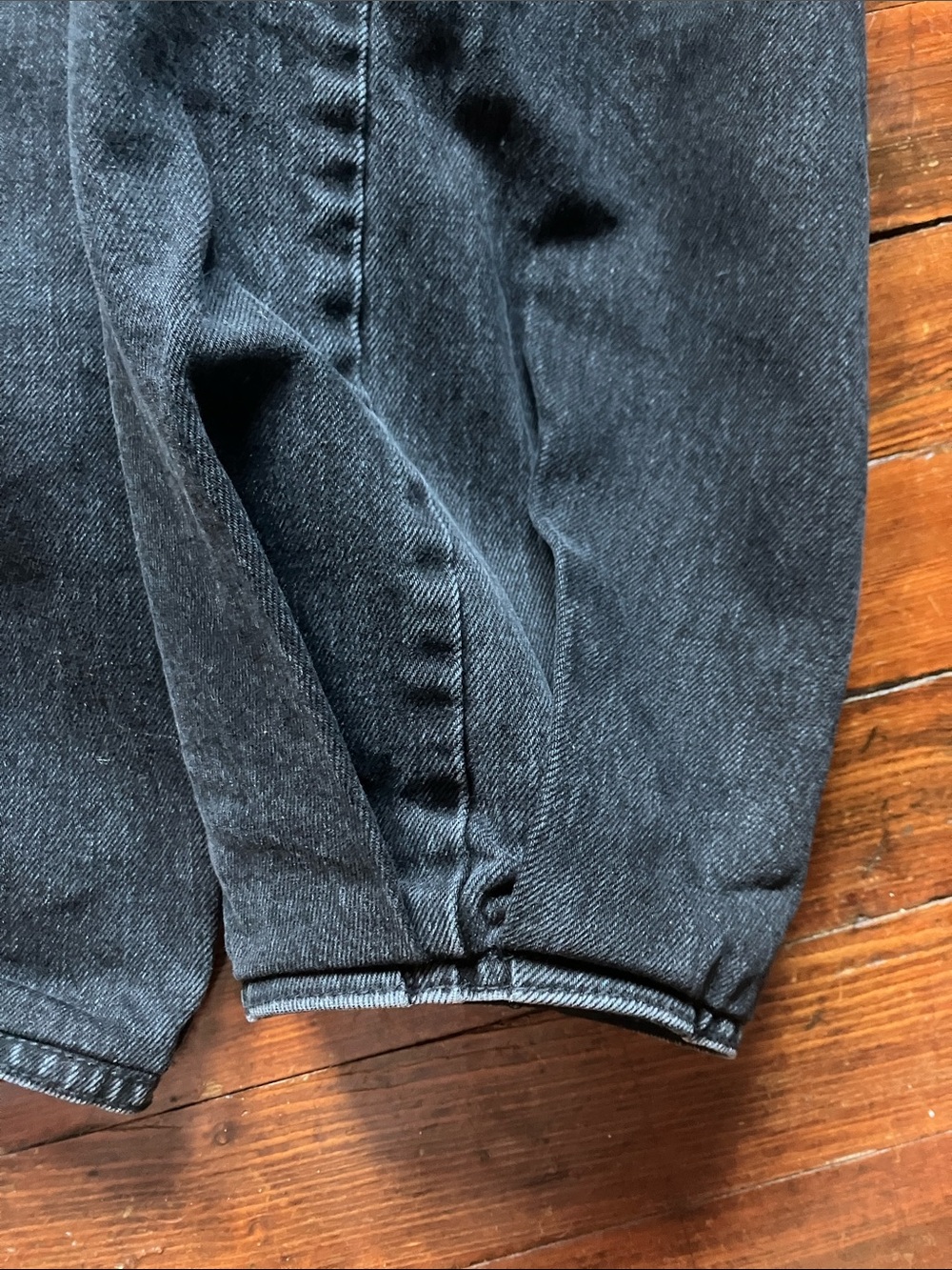 Tibi Black Denim Brancusi Jean - Picture 8 of 11
